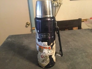 Wierd,Cool,Thermos Stainless Steel King 40 oz.Vacuum Insulated Beverage BottleFS - Picture 1 of 12