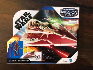 Star Wars Mission Fleet Ahsoka Tano Delta-7 Jedi Starfighter Vehicle - Picture 1 of 2