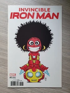 Invincible Iron Man #1 (2016) NM - Skottie Young Variant - Picture 1 of 1