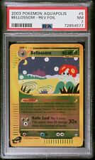 Pokemon Card Bellossom 5/147 Reverse Holo Aquapolis PSA 7 NM