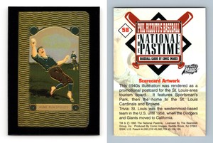 Scorecard Artwork #58 Phil Rizzuto's Baseball 1995 Comic Images Trading Card