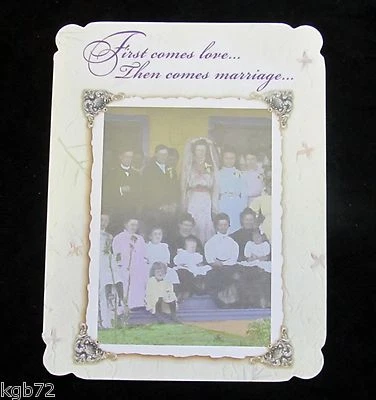 Leanin Tree Wedding Greeting Card Vintage Humor Multi Color Notelet Series N54 - Image 1 of 2