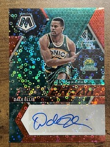 DALE ELLIS 2022-23 Red Disco Fast Break /49 Autographs