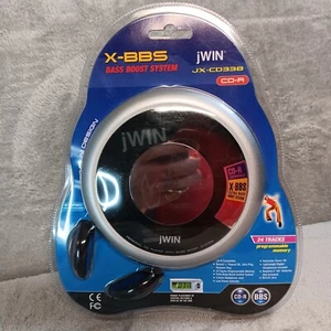 JWIN Portable Compact CD Player JX-CD338 CD-R Memory X-BBS Bass Boost System - Picture 1 of 12