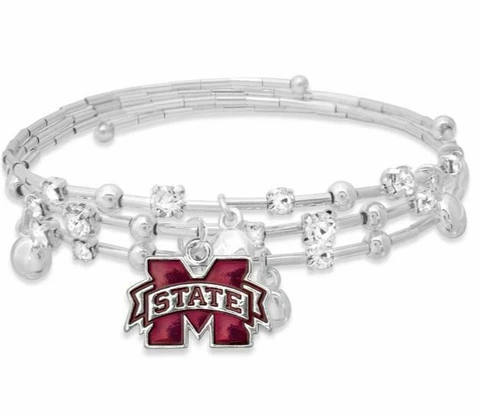 62828 Mississippi State Bulldogs Stella Wrap Around Bracelet Cover