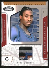 2002-03 Hoops Hot Prospects #104 Rod Grizzard Jersey Rookie /500 