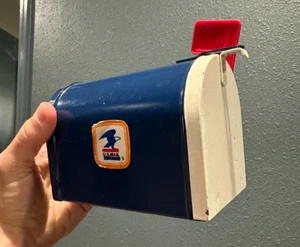 U.S. Mail USPS Coin Bank Post Office Mail Box Metal Piggy Bank ERTL - Picture 1 of 7