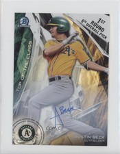 2017 Bowman Draft Box Toppers Top of the Class /35 Austin Beck #TOC-AB Auto