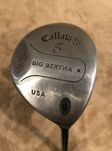 Callaway S2H2 Big Bertha 5 Wood RCH-60 Firm Boron Graphite Shaft RH Golf Club - Picture 1 of 6