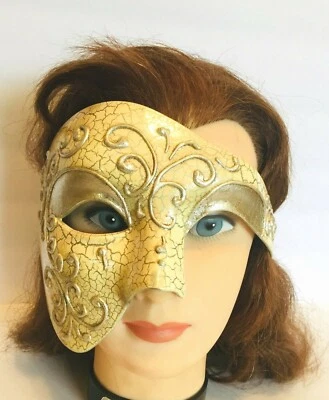 Collectible party mask Masquerade Events Venusian Phantom of the Opera half Mask - Image 1 of 4