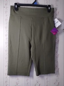 Damen Forever 21 Legging Short -Oliv-Party Collection~ Größe L Neu mit Etikett - Bild 1 von 14