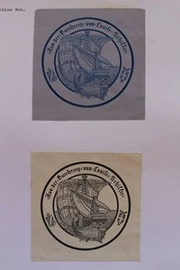 ✒ EX LIBRIS Louise von Schiffer - 2er Set - Bild 1 von 1