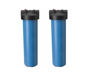 2 piezas Carcasa/Cantas Grandes Azules 1"" NPT con PR para Filtros/Cartuchos de 4,5"" x 20"" - Imagen 1 de 3