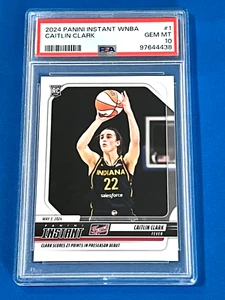 2024 Panini Instant PSA 10 Caitlin Clark #1 First in a FEVER Jersey! 4438 - Picture 1 of 2