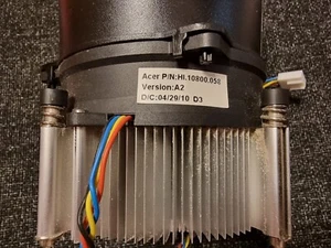 ACER HI.10800.058 Radfan Processor CPU Heatsink 4 Pin Aspire Veriton Gateway - Picture 1 of 3
