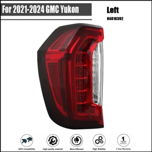 LED Red Fit For 2021-2024 GMC Yukon Outer Left Driver Side Tail Light Assembly - Picture 1 of 12