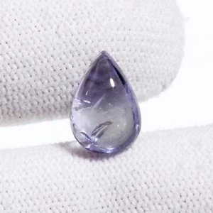 Genuine Bio Tanzanite Cabochon Natural Gemstone December Birthstone 12x9mm Pear - Picture 1 of 3