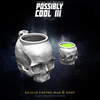 Possibly Cool Dice Towers II - Skull Coffee Mug & Shot - DnD/Pathfinder/TTRPG
