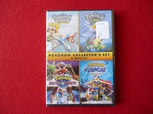 POKEMON COLLECTOR'S SET 4 MOVIES DVD 2020 PARAMOUNT PICTUES SEALED NEW. - Picture 1 of 3