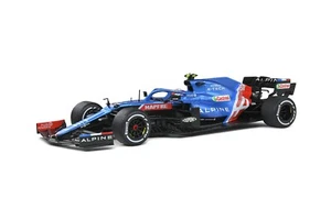 2021 ALPINE A521 F1 RACE CAR PORTUGAL GP ESTEBAN OCON 1:18 by SOLIDO S1808803 - Picture 1 of 8