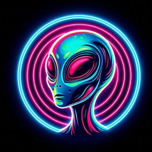 Alien Decal,  Waterproof Vinyl Sticker, UV resistant Decal - Picture 1 of 12
