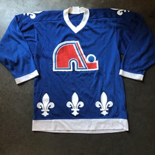 Men's Vintage 70's Sandow Sporting Knit Quebec Nordiques Authentic Jersey Sz S