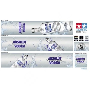 Tamiya 14th Scale 56319 56302 Reefer Box ABSOLUT Vodka Trailer Decals Stickers - Picture 1 of 8