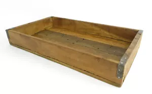 Tablett Holztablett massiv aus dicken, altem Holz Antik-Mittelalter-Stil Retro - Bild 1 von 6