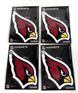 Arizona Cardinals Logo Magnets (4-Pack) 5"x3" - Picture 1 of 3
