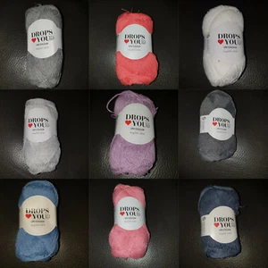 Wolle - Drops Love you - uni Color - recycled cotton - verschiedene Farben - Bild 1 von 12