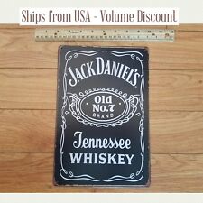 Jack Daniel's Whiskey Bottle Jack Daniels Old No 7 Bottle Jack Daniel's Tin Sign