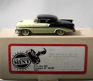 U.S. Model Mint 56 1956 Chevrolet Bel Air Hardtop HT Chevy Car US-1 1:43 - Picture 1 of 6