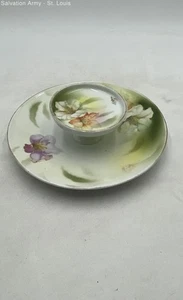 The Spode Blue Room Collection Floral Porcelain Dinner And Two-Tier Plate - Picture 1 of 8