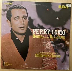 Perry Como Home for the Holidays LP RCA Stereo PRS-273 (VG / VG) - Picture 1 of 3