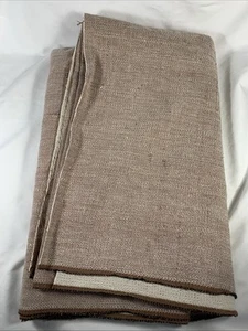 Handcrafted Cotton Fabric~Lt Brown Thick Cotton Imported From India- 28" W - Picture 1 of 5