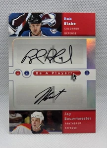 2005-06 Be A Player Dual Auto Blake - Bouwmeester D-RJ - Picture 1 of 2