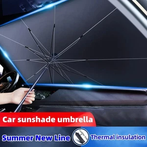 Car Sunshade Umbrella Car Sun Shade Protector Parasol Summer Interior Windshield - Picture 1 of 21