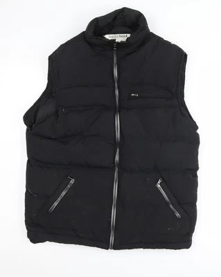 Chaleco acolchado medio negro Twisted Soul para hombre Foto 1 de 4