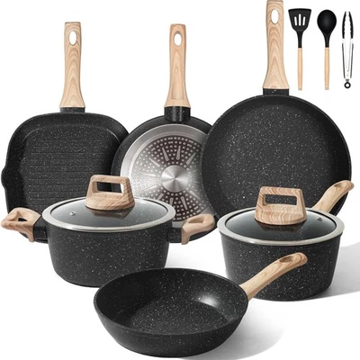 Topf- und Pfannenset 11 Teile Induktion Original verpackt Neu - Bild 1 von 2