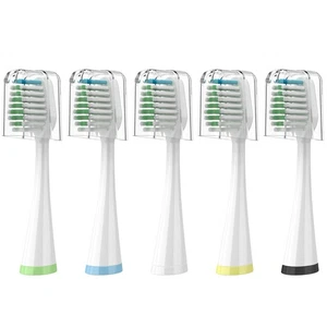 Bürstenköpfe für Smile Bright Platinum Zahnbürste, weiche Borsten, 5er Pack, mit... - Bild 1 von 6