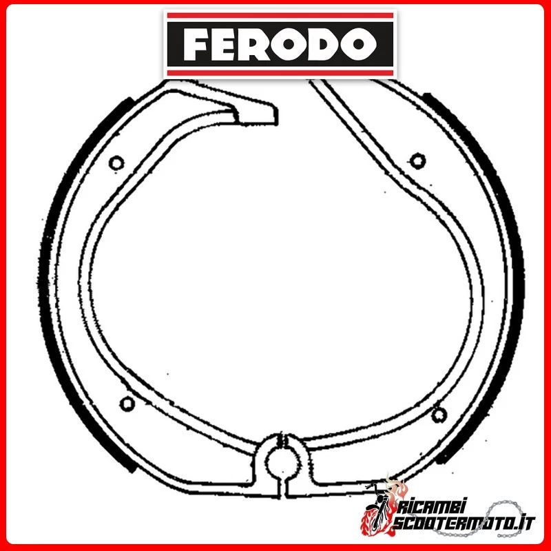 Ganasce Freno FERODO FSB701 BMW R 100 RS 1000 1986-1989 225129001#6 Foto 1 de 1