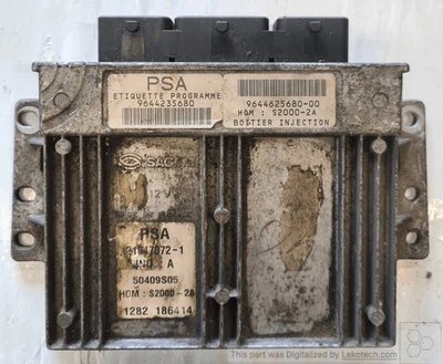 1938AH Centralina iniezione  PEUGEOT 206 1.4 Roland Garros Ber. 5p/b/1360cc - Immagine 1 di 4