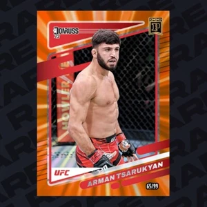 2022 Panini Donruss UFC Arman Tsarukyan Holo Orange Laser /99 NFT - Bild 1 von 3