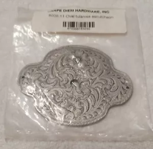 Carpe Diem Hardware 8008-11 Oval Tularosa Escutcheon - Picture 1 of 4