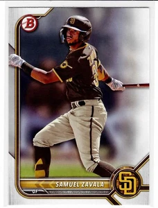 Samuel Zavala San Diego Padres 2022 Bowman Draft - Picture 1 of 3
