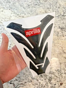 3D Gel Carbon Fiber Fuel Tank Pad Protector For Aprilia Motorcycles RSV4 Tuono - Bild 1 von 3