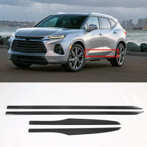 For Chevy Blazer 2019-2022 Carbon Fiber Body Door Side Molding Sill Guard cover - Picture 1 of 7