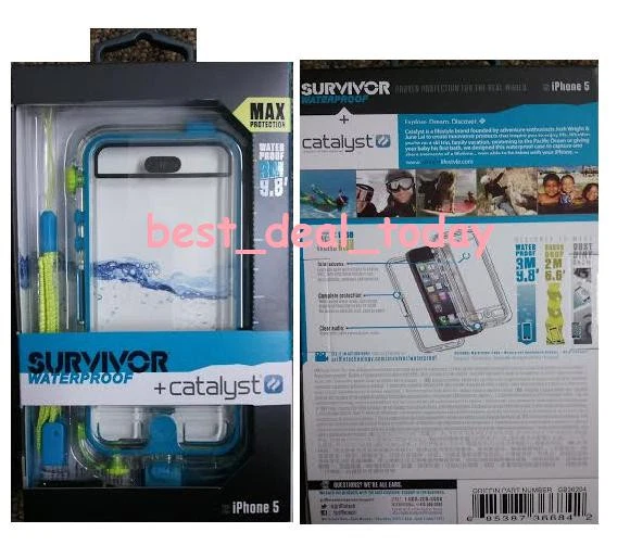 Funda Catalizadora Impermeable Griffin Survivor OEM para Apple iPhone 5 / 5s Turquesa Foto 1 de 1