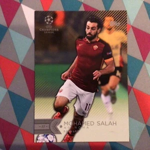 Mohamed Salah #118 - 5x7 As Roma 5/10 Made 2015-2016 Topps Champions League UEFA - Photo 1/2