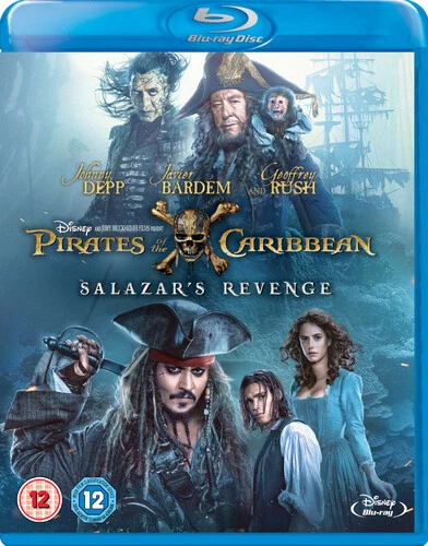 Pirates of the Caribbean: Salazar's Revenge Blu-ray (2017) Johnny Depp, Rønning - Image 1 of 2
